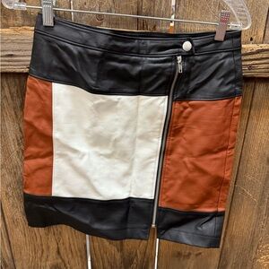 INC International Concepts Tri-Color Mini Skirt